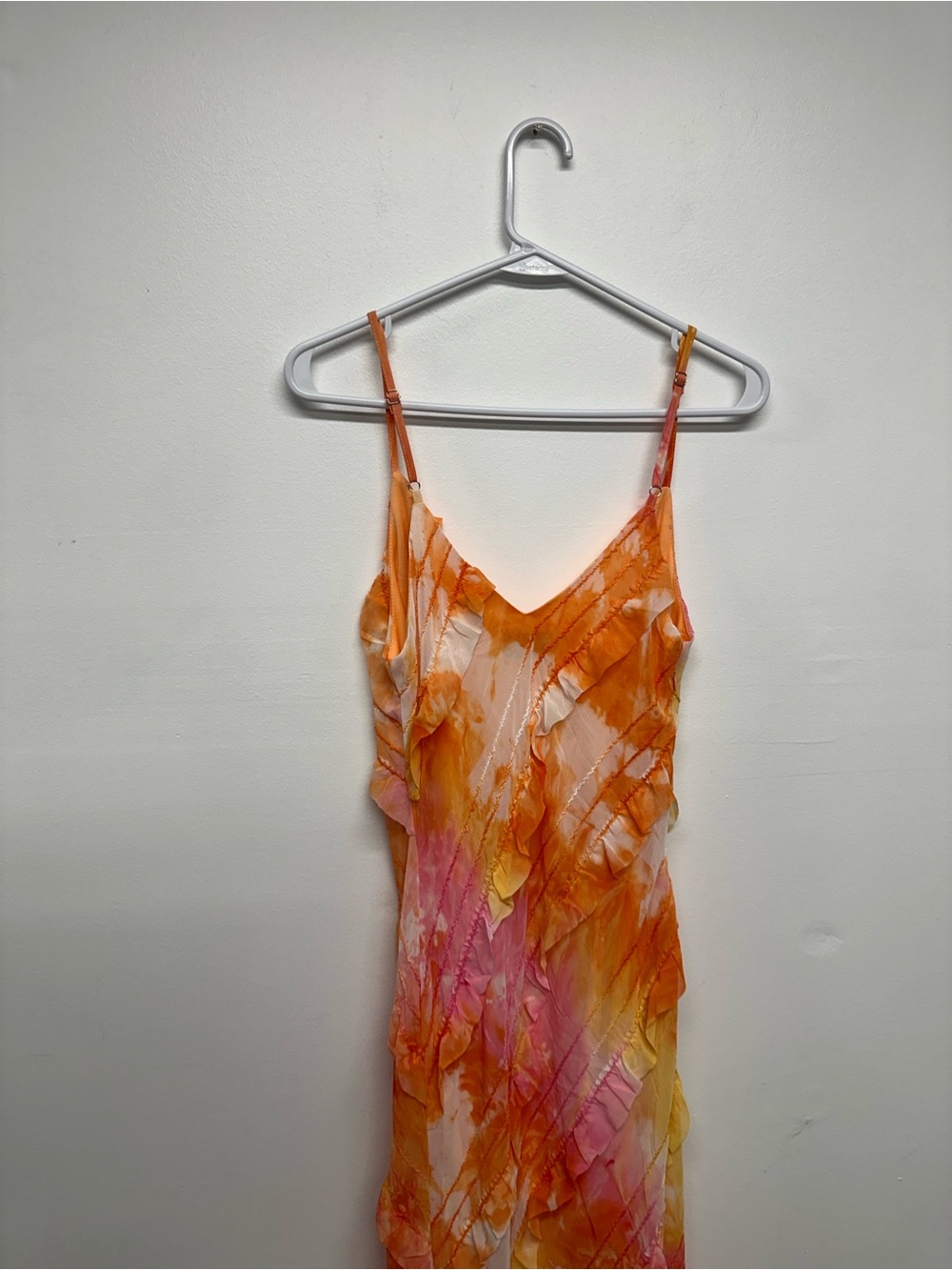 Princess Polly Lars Maxi Dress Orange Multi - Picture 9 of 10